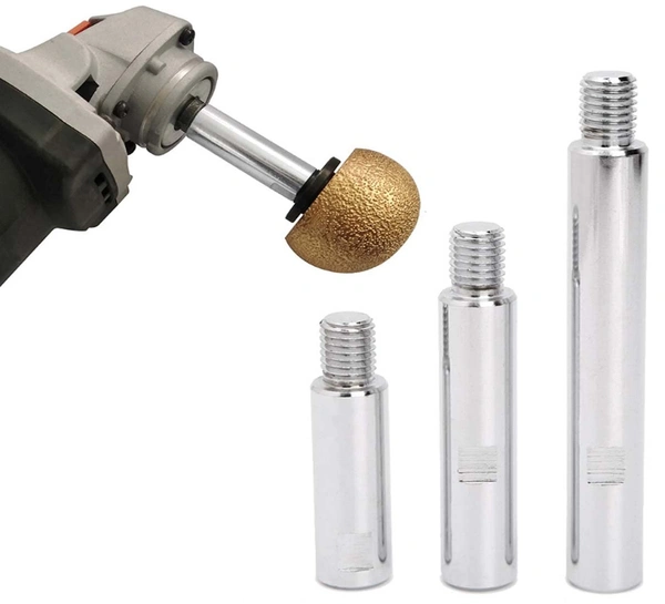 DIY Crafts Only Stainless Steel M14 Material Rotary Extension Shaft Rod Thread for Electric Rotary Polisher,Car Polisher,Polishing Pads,Backing Plate Sucker (3x Rod, 4"inch Extension Shaft) - 3x Rod, 4"inch Extension Shaft