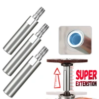 DIY Crafts Only Stainless Steel M14 Material Rotary Extension Shaft Rod Thread for Electric Rotary Polisher,Car Polisher,Polishing Pads,Backing Plate Sucker (3x Rod, 4"inch Extension Shaft) - 3x Rod, 4"inch Extension Shaft
