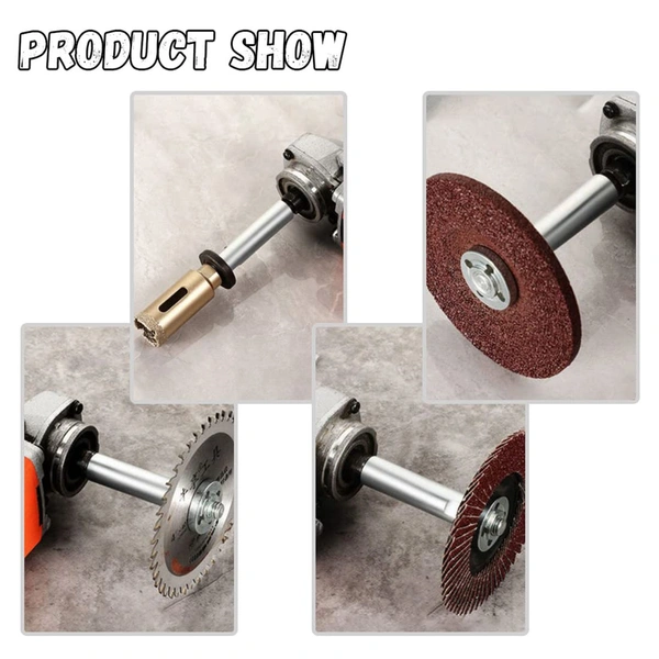 DIY Crafts Only Stainless Steel M14 Material Rotary Extension Shaft Rod Thread for Electric Rotary Polisher,Car Polisher,Polishing Pads,Backing Plate Sucker (3x Rod, 4"inch Extension Shaft) - 3x Rod, 4"inch Extension Shaft
