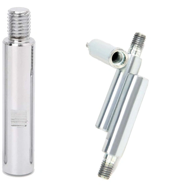 DIY Crafts Only Stainless Steel M14 Material Rotary Extension Shaft Rod Thread for Electric Rotary Polisher,Car Polisher,Polishing Pads,Backing Plate Sucker (1x Rod, 4"inch Extension Shaft) - 1x Rod, 4"inch Extension Shaft