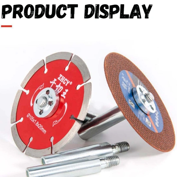 DIY Crafts Only Stainless Steel M14 Material Rotary Extension Shaft Rod Thread for Electric Rotary Polisher,Car Polisher,Polishing Pads,Backing Plate Sucker (1x Rod, 4"inch Extension Shaft) - 1x Rod, 4"inch Extension Shaft