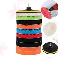 DIY Crafts Pack 36 Pcs Kit, Multi Colour, 12 Pcs 7"inch 180mm Buffing Sponge Car Polishing Pad Disc Wool Disc Polishing Wax Sanding Pad Cleaning Car Accessories F(Pack 36 Pcs Kit, Multi Colour) - Pack 36 Pcs Kit, Multi Colour