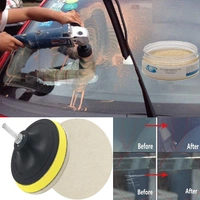 DIY Crafts Pack Of 1 Kit, 7" inch Kit, 100 Grm Cerium Oxide + Backing Pad + Universal Nut + Wool Polisher Polishing Clean Buffing Pad Bonnet for Furniture Car 3/4/5/6/(Pack Of 1 Kit, 7" inch Kit) - Pack Of 1 Kit, 7" inch Kit