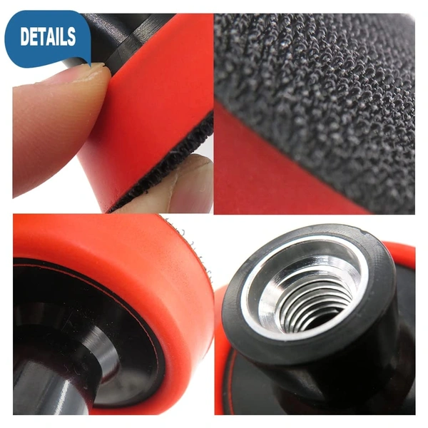 DIY Crafts Pack Of 1 Pc, 1"inch Backer Pad, Backing Pads Sanding Pads 1-3" inch Self Adhesive Face Hook and Loop for Random Orbital Sanders (Pack Of 1 Pc, 1"inch Backer Pad) - Pack Of 1 Pc, 1"inch Backer Pad