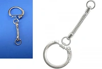 DIY Crafts Pack Of 1 Pc, Silver, Snake Chain Key Rings Silver-Color DIY Jewelry Findings Handmade Craft Jewelry (Pack Of 1 Pc, Silver) - Pack Of 1 Pc, Silver