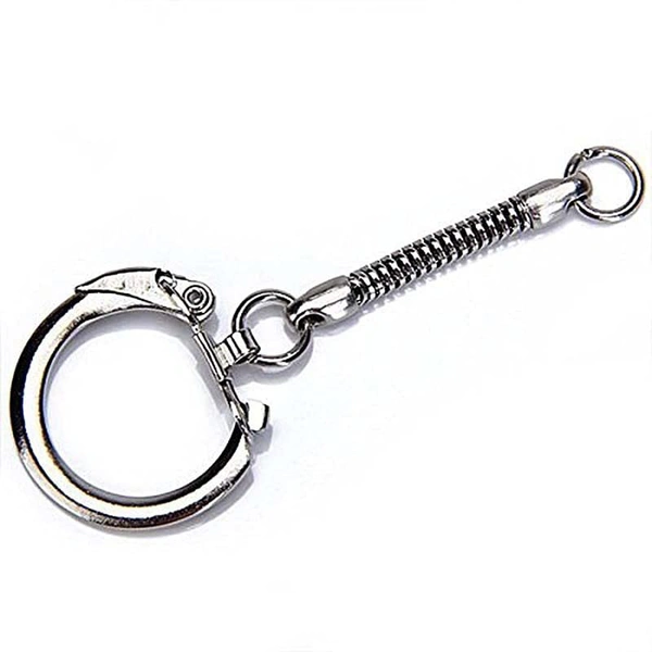 DIY Crafts Pack Of 1 Pc, Silver, Snake Chain Key Rings Silver-Color DIY Jewelry Findings Handmade Craft Jewelry (Pack Of 1 Pc, Silver) - Pack Of 1 Pc, Silver