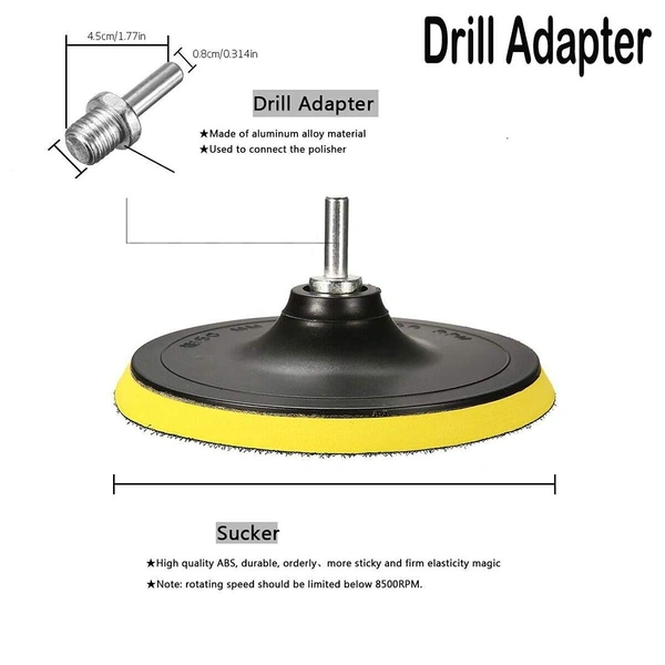DIY Crafts Pack of 1 Set, M14 Drill Adapter, M14 Stainless Steel Alloy Material Rotary Extension Shaft Rod Threaded for Rotary Polisher,Car Polisher,Polishing (Pack of 1 Set, M14 Drill Adapter) - Pack of 1 Set, M14 Drill Adapter