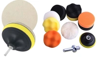 DIY Crafts Pack Of 1 Set, Sponge Pads Kit, 3"/80mm Compound Drill Buffing Sponge Pads Kit for Car Sanding, P (Pack Of 1 Set, Sponge Pads Kit) - Pack Of 1 Set, Sponge Pads Kit