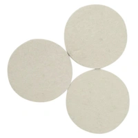 DIY Crafts 3" inch 1 Pcs Set, 1 Pc Felt Pad, Backing Pad; Universal Nut; Wool Polishers Polishing Clean Buffing Pad Bonnet for Upholstery Car(3" inch 1 Pcs Set, 1 Pc Felt Pad) - 1 Pcs Set, 3" inch 1 Pc Felt Pad