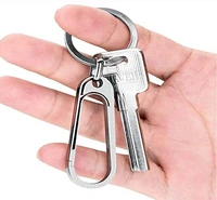 DIY Crafts Pack Of 10 Pcs, Keychain Rings, Key Chain Ring Metal Split Ring for Dog Tag and Keys Organization (32mm) Key Ring(Pack Of 10 Pcs, Keychain Rings) - Pack Of 10 Pcs, Keychain Rings