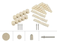 DIY Crafts Pack Of 10 Pcs, Wool Felt + 3 Pcs Mandrel, Rotary Tool Accessory, Wool Felt Polishing Pad Felt Mounted Mandrel Set Grinding Head Buffi(Pack Of 10 Pcs, Wool Felt + 3 Pcs Mandrel) - Pack Of 10 Pcs, Wool Felt + 3 Pcs Mandrel
