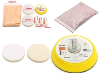DIY Crafts Pack Of 100grm Kit, Multi Colour, 9 Pcs Window Mirror Glasses Ceramic Tiles Accessories Cleaning Polishe Repair Kit Easy Use Wheel Cerium Oxide Pow(Pack Of 100grm Kit, Multi Colour) - Pack Of 100grm Kit, Multi Colour
