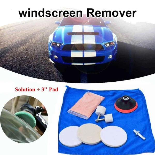 DIY Crafts Pack Of 100grm Kit, Multi Colour, 9 Pcs Window Mirror Glasses Ceramic Tiles Accessories Cleaning Polishe Repair Kit Easy Use Wheel Cerium Oxide Pow(Pack Of 100grm Kit, Multi Colour) - Pack Of 100grm Kit, Multi Colour