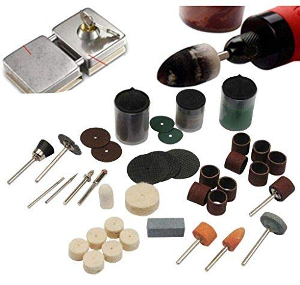 DIY Crafts Pack Of 105 Pcs, Design No# 4, 105 Pieces Drill Bit Rotary Set Kit Hobby Polish Grinding For Rotaty Tools A (Pack Of 105 Pcs, Design No# 4) - Pack Of 105 Pcs, Design No# 4