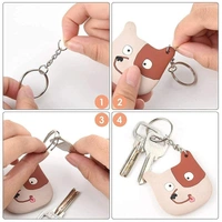 DIY Crafts Pack Of 25 Pcs, Keychain Rings Screw Eye Mindi, Silver Key Chain Rings Kit, Keychain Rings with Chain and Jump Ring with Screw Ey (Pack Of 25 Pcs, Keychain Rings Screw Eye Mindi) - Pack Of 25 Pcs, Keychain Rings Screw Eye Mindi