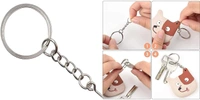 DIY Crafts Pack Of 25 Pcs, Keychain Rings Screw Eye Mindi, Silver Key Chain Rings Kit, Keychain Rings with Chain and Jump Ring with Screw Ey (Pack Of 25 Pcs, Keychain Rings Screw Eye Mindi) - Pack Of 25 Pcs, Keychain Rings Screw Eye Mindi