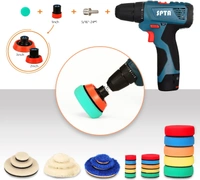 DIY Crafts Pack Of 29 Pcs, Multi Hook & Loop, Sponges Scruber Foam Drill Polishing Pad Kit 1.2/2/3"inch Buffing Pads, Sponge M14 Drill Adapter Power Polisher Po(Pack Of 29 Pcs, Multi Hook & Loop) - Pack Of 29 Pcs, Multi Hook & Loop