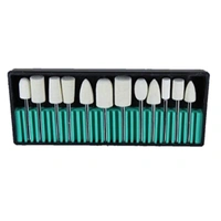 DIY Crafts Pack Of 2 Pcs, Compatible Rotary Tool, 12 Assorted Felt Wool Bob Burr Polishing Grinding with 1/8 inch (3mm) Shank fit DIY Tool (Pack Of 2 Pcs, Compatible Rotary Tool) - Pack Of 2 Pcs, Compatible Rotary Tool
