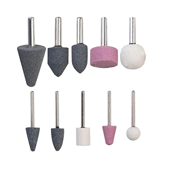 DIY Crafts Pack Of 2 Pcs, Rotary Grinding Bits, Stone Rotary Grinding Bits with 1/4 Inch and 1/8 Inch Shank. El (Pack Of 2 Pcs, Rotary Grinding Bits) - Pack Of 2 Pcs, Rotary Grinding Bits