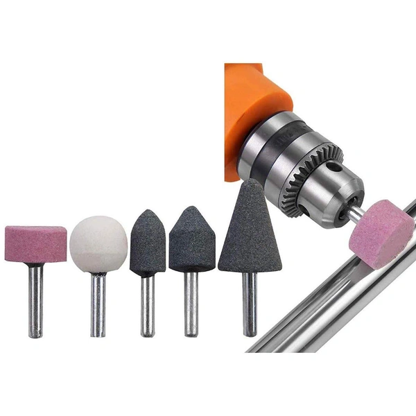 DIY Crafts Pack Of 2 Pcs, Rotary Grinding Bits, Stone Rotary Grinding Bits with 1/4 Inch and 1/8 Inch Shank. El (Pack Of 2 Pcs, Rotary Grinding Bits) - Pack Of 2 Pcs, Rotary Grinding Bits