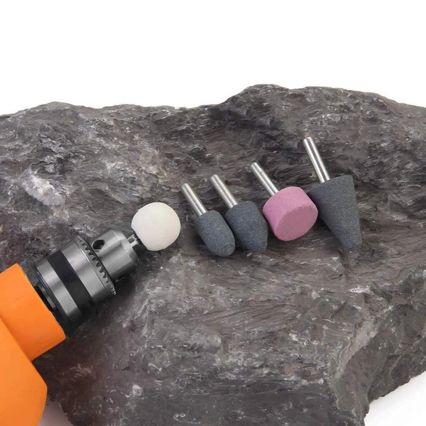 DIY Crafts Pack Of 2 Pcs, Rotary Grinding Bits, Stone Rotary Grinding Bits with 1/4 Inch and 1/8 Inch Shank. El (Pack Of 2 Pcs, Rotary Grinding Bits) - Pack Of 2 Pcs, Rotary Grinding Bits