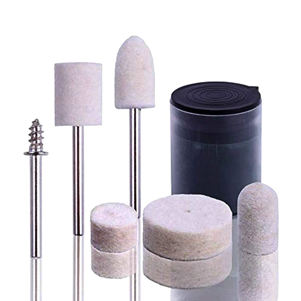 DIY Crafts Pack Of 2 Pcs, Rotary Tools Kit, Polishing Buffing Pads Wheel Wool Plasti(Pack Of 2 Pcs, Rotary Tools Kit) - Pack Of 2 Pcs, Rotary Tools Kit