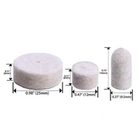 DIY Crafts Pack Of 2 Pcs, Rotary Tools Kit, Polishing Buffing Pads Wheel Wool Plasti(Pack Of 2 Pcs, Rotary Tools Kit) - Pack Of 2 Pcs, Rotary Tools Kit