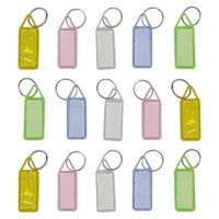 DIY Crafts Pack of 20 Pcs, DIY Crafts Multicolor Keyring & Keychain with Name Tag Labels (Pack Of 10 Pc (Pack of 20 Pcs, DIY Crafts) - *Pack of 10 Pcs, DIY Crafts