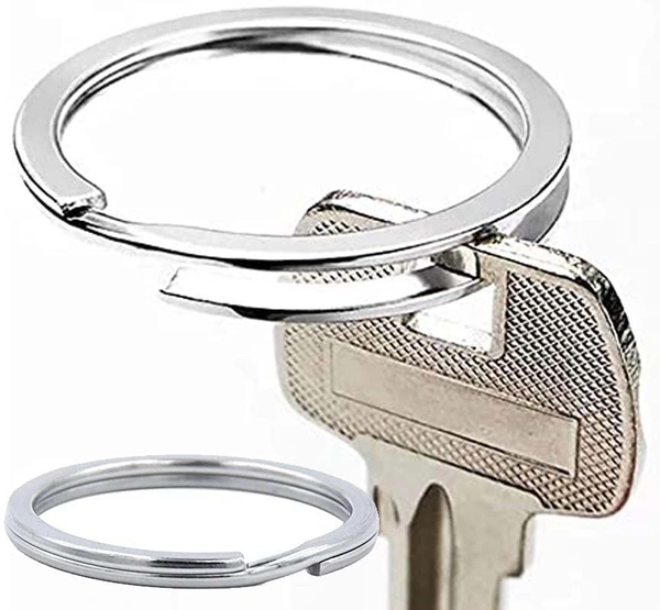 DIY Crafts Pack Of 20 Pcs, Keychain Rings, Key Chain Ring Metal Split Ring for Dog Tag and Keys Organization (32mm) Key Ring (Pack Of 20 Pcs, Keychain Rings) - Pack Of 20 Pcs, Keychain Rings