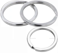 DIY Crafts Pack Of 20 Pcs, Keychain Rings, Key Chain Ring Metal Split Ring for Dog Tag and Keys Organization (32mm) Key Ring (Pack Of 20 Pcs, Keychain Rings) - Pack Of 20 Pcs, Keychain Rings