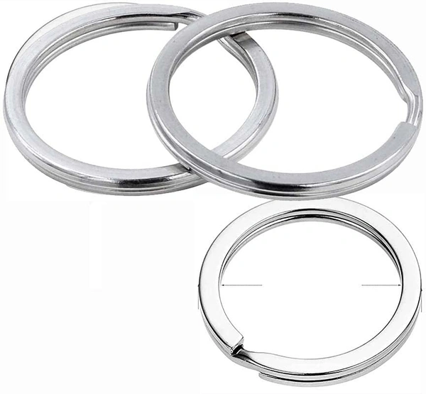 DIY Crafts Pack Of 20 Pcs, Keychain Rings, Key Chain Ring Metal Split Ring for Dog Tag and Keys Organization (32mm) Key Ring (Pack Of 20 Pcs, Keychain Rings) - Pack Of 20 Pcs, Keychain Rings