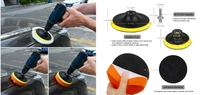 DIY Crafts Pack Of 4"inch Pcs, Multi Colour, 8 Pcs Sponge Polishing Waxing Buffing Pads With Felt Pad Kit Set Compound For Auto Car 3" (Pack Of 4"inch Pcs, Multi Colour) - Pack Of 4"inch Pcs, Multi Colour