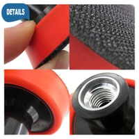 DIY Crafts Pack Of 3 Pcs, 1"inch Backer Pad, Backing Pads Sanding Pads 1-3" inch Self Adhesive Face Hook and Loop for Random Orbital Sanders (Pack Of 3 Pcs, 1"inch Backer Pad) - Pack Of 3 Pcs, 1"inch Backer Pad