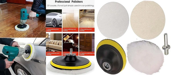 DIY Crafts Pack Of 2 Pcs 32x2, Multi Colour, 32Pcs 1"/2"/3"(30mm/50mm/80mm) T-shape Car Detail Polishing Pads & Buffing Pads For Ca(Pack Of 2 Pcs 32x2, Multi Colour) - Pack Of 2 Pcs 32x2, Multi Colour
