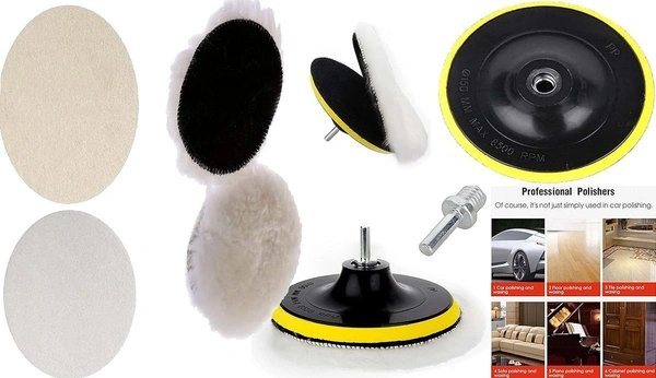 DIY Crafts Pack Of 2 Pcs 32x2, Multi Colour, 32Pcs 1"/2"/3"(30mm/50mm/80mm) T-shape Car Detail Polishing Pads & Buffing Pads For Ca(Pack Of 2 Pcs 32x2, Multi Colour) - Pack Of 2 Pcs 32x2, Multi Colour