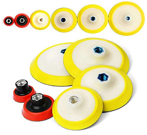 DIY Crafts Pack Of 3 Pcs, 6"inch, 2"/3"/4"/5"/6"/7" Backing Pad Car Polishing Hook & Loop Sanding Pad Backer Plate Car Wash Care Buffing Tool 5/8" M14 Thread Other(Pack Of 3 Pcs, 6"inch) - Pack Of 3 Pcs, 6"inch