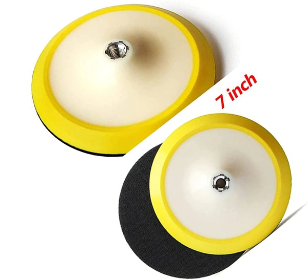 DIY Crafts Pack Of 3 Pcs, 6"inch, 2"/3"/4"/5"/6"/7" Backing Pad Car Polishing Hook & Loop Sanding Pad Backer Plate Car Wash Care Buffing Tool 5/8" M14 Thread Other(Pack Of 3 Pcs, 6"inch) - Pack Of 3 Pcs, 6"inch