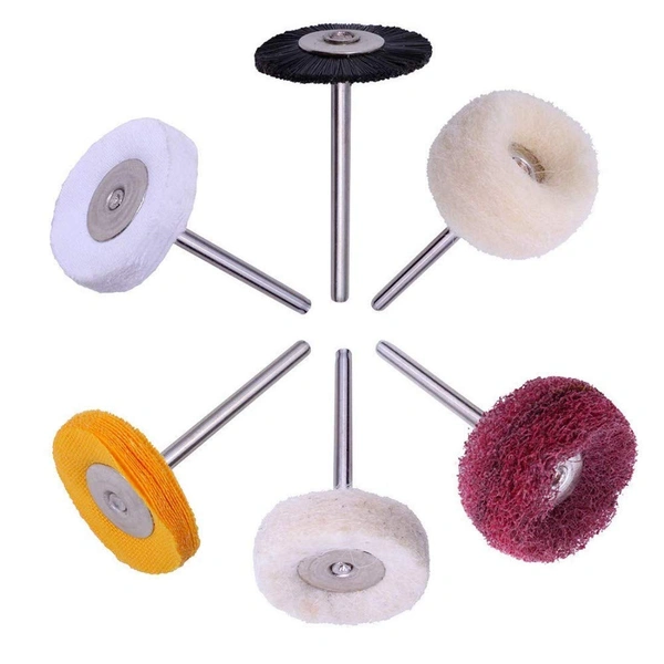 DIY Crafts Pack Of 3 Pcs, Compatible Rotary Tools, Multi-Style Mini Abrasive Buffing Polishing Wheel Se (Pack Of 3 Pcs, Compatible Rotary Tools) - Pack Of 3 Pcs, Compatible Rotary Tools