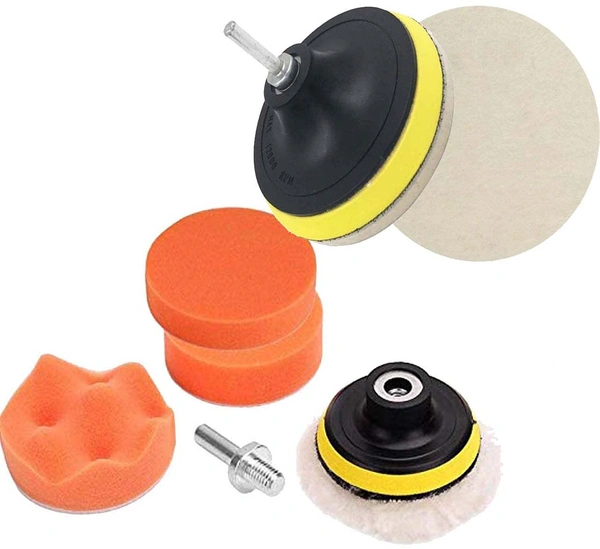DIY Crafts Pack of 4 Sets, Felt Wool Backer Pad Nut, Car Polishing & Buffing Sponge Wool Felt Pads Kit Electric Drill and Auto Polisher with M10/ (Pack of 4 Sets, Felt Wool Backer Pad Nut) - Pack of 4 Sets, Felt Wool Backer Pad Nut