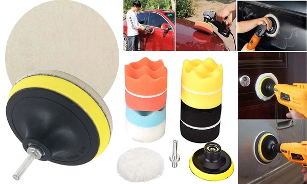 DIY Crafts Pack of 4 Sets, Felt Wool Backer Pad Nut, Car Polishing & Buffing Sponge Wool Felt Pads Kit Electric Drill and Auto Polisher with M10/ (Pack of 4 Sets, Felt Wool Backer Pad Nut) - Pack of 4 Sets, Felt Wool Backer Pad Nut