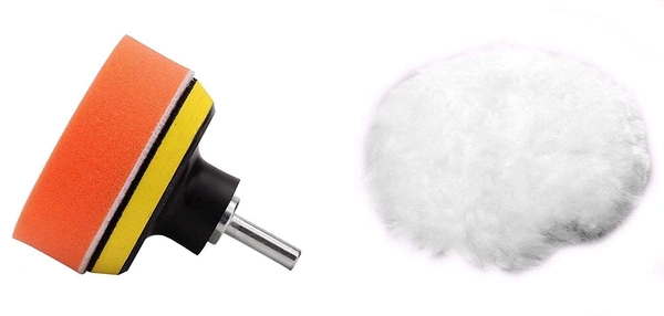 DIY Crafts Pack of 4 Sets, Felt Wool Backer Pad Nut, Car Polishing & Buffing Sponge Wool Felt Pads Kit Electric Drill and Auto Polisher with M10/ (Pack of 4 Sets, Felt Wool Backer Pad Nut) - Pack of 4 Sets, Felt Wool Backer Pad Nut
