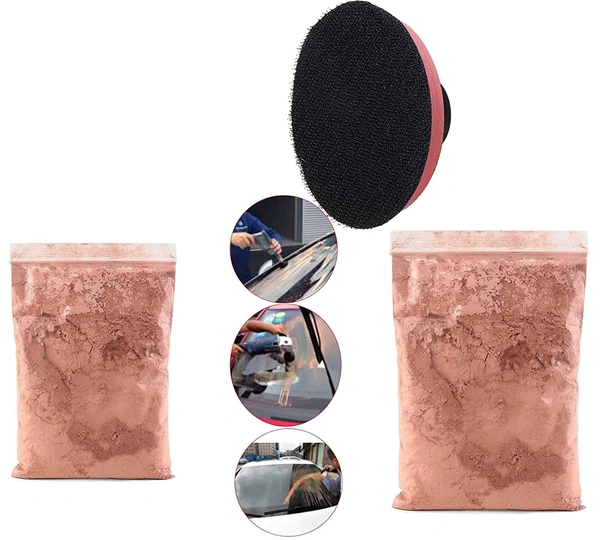 DIY Crafts Pack Of 27 Pcs Kit, Multi Colour, 9 Pcs Mirrors Windshields Glass Polishing Set Car Windows Easy Use Wheel Cerium Oxide Powder Tool Scratch R(Pack Of 27 Pcs Kit, Multi Colour) - Pack Of 27 Pcs Kit, Multi Colour