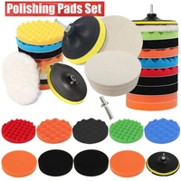 DIY Crafts Pack Of 48 Pcs, 3inch Multi Color Kit, 1"/2"/3"/4"/5/6"/7"inch Felt Pads Waxing Buffing Polishing Sponge Car Polisher Car Polishing Woolen Buffer, Wa(Pack Of 48 Pcs, 3inch Multi Color Kit) - Pack Of 48 Pcs, Multi Color Kit