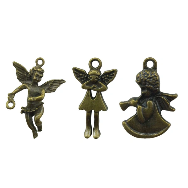 DIY Crafts Pack of 5 Pcs, Brass, Laxury keychain Brass color (S (Pack of 5 Pcs, Brass) - Pack of 5 Pcs, Brass