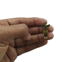 DIY Crafts Pack of 5 Pcs, Brass, Laxury keychain Brass color (S (Pack of 5 Pcs, Brass) - Pack of 5 Pcs, Brass