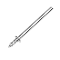 DIY Crafts Pack Of 50 Pcs, Mettalic Silve, Multi, 2.35mm Shank Polishing Wheel Mandrels Cutting Cut-Off Wheel Holder Push-Pull Knobs Rod for Dremel Rota(Pack Of 50 Pcs, Mettalic Silve, Multi) - Pack Of 50 Pcs, Mettalic Silve, Multi
