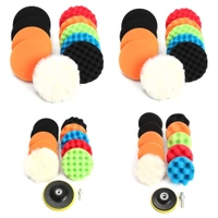 DIY Crafts Pack Of 3"inch, Multi, Buffing Sponge Polishing Pad Hand Tool Kit For Polisher Compound Polishing Polish Polisher Buffer Polishing Disc Wool Wheel Paint Car(Pack Of 3"inch, Multi) - Pack Of 3"inch, Multi