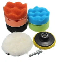DIY Crafts Pack Of 3"inch, Multi, Buffing Sponge Polishing Pad Hand Tool Kit For Polisher Compound Polishing Polish Polisher Buffer Polishing Disc Wool Wheel Paint Car(Pack Of 3"inch, Multi) - Pack Of 3"inch, Multi