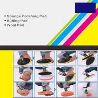 DIY Crafts Pack Of 3"inch, Multi, Buffing Sponge Polishing Pad Hand Tool Kit For Polisher Compound Polishing Polish Polisher Buffer Polishing Disc Wool Wheel Paint Car(Pack Of 3"inch, Multi) - Pack Of 3"inch, Multi