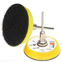 DIY Crafts Pack Of 6 Pcs 1" inch Disc Pad, Silver/Yellow/Black, Hook & Loop, 25mm 1"inch Hook & Loop 1" Disc (Pack Of 6 Pcs 1" inch Disc Pad, Silver/Yellow/Black, Hook & Loop) - Pack Of 6 Pcs 1" inch Disc Pad, Silver / Yellow / Black, Hook & Loop